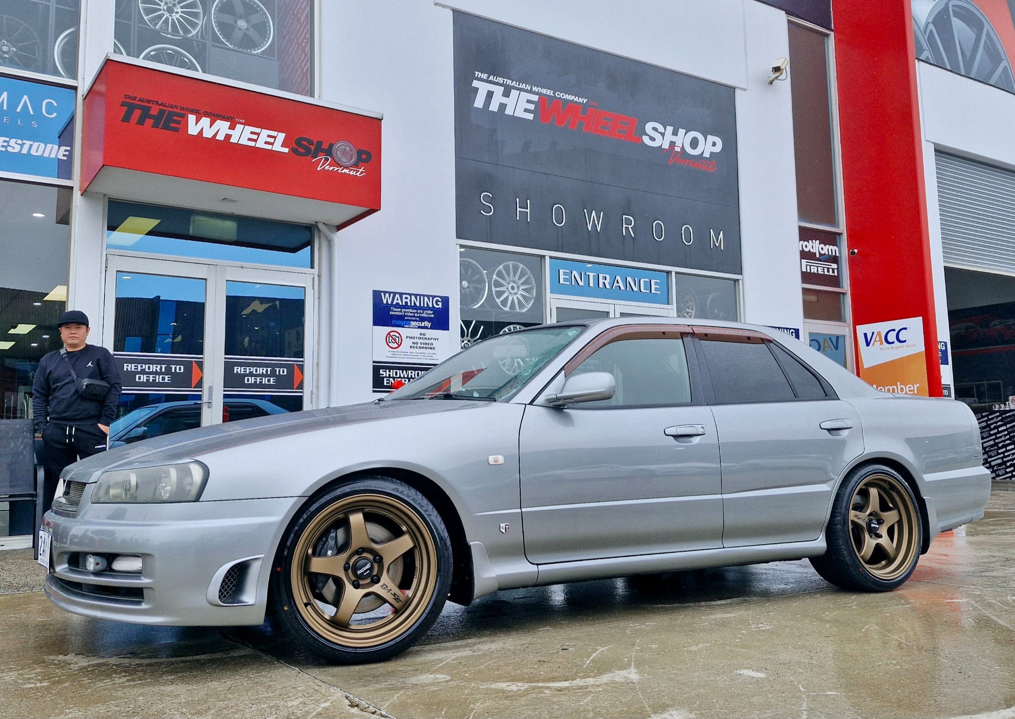 NISSAN SKYLINE R34 WITH LENSO D1R WHEELS |  | NISSAN